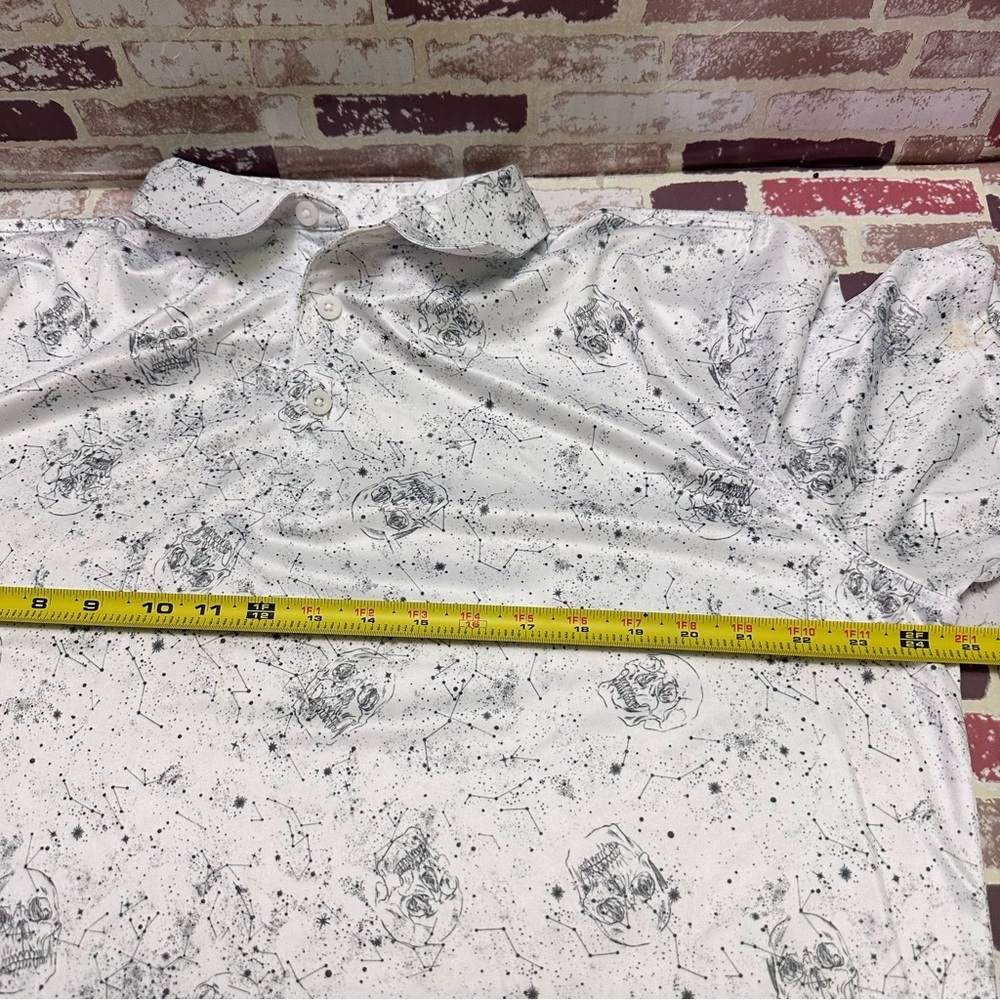 Robert Graham White Polo Shirt With Elegant Pattern View 5